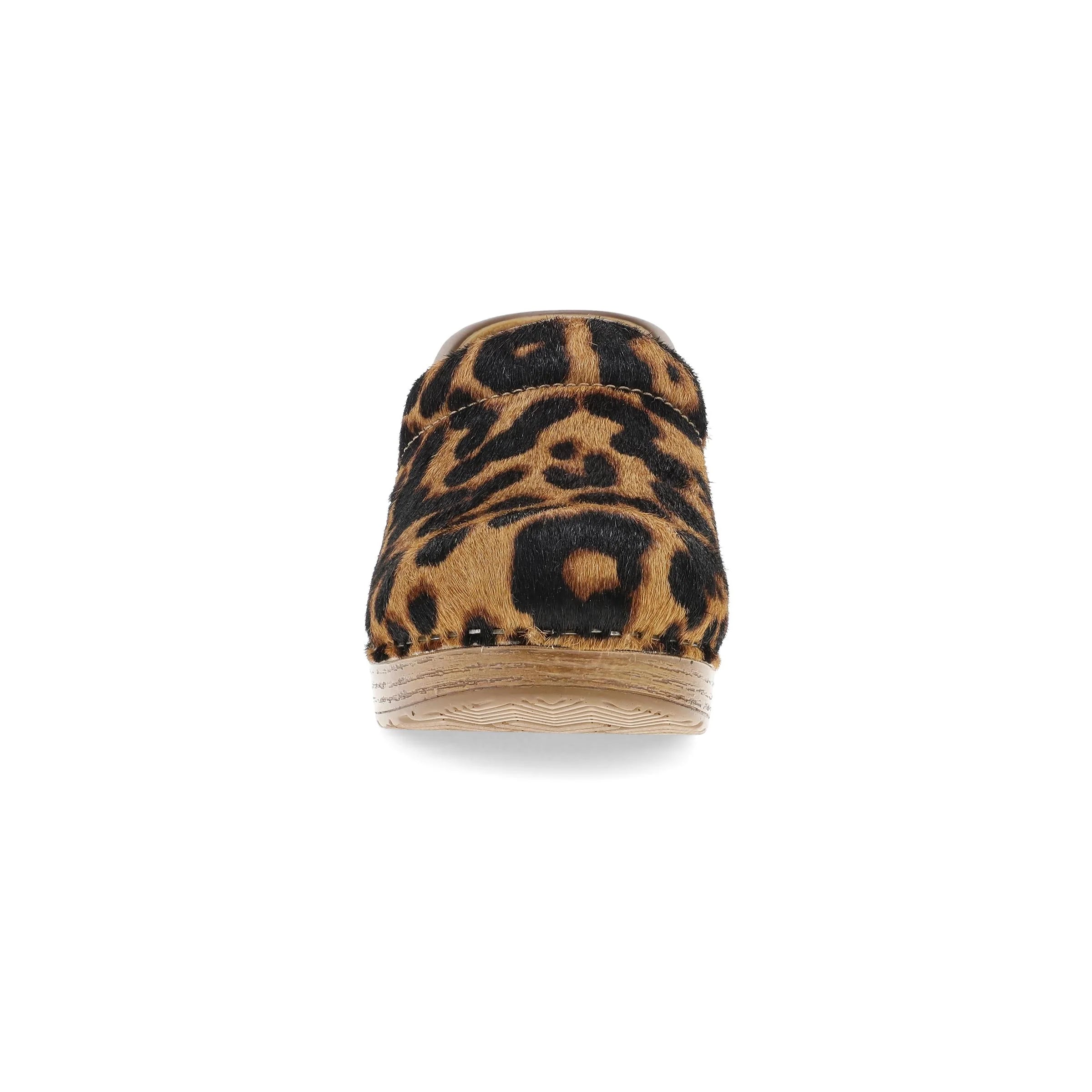 Dansko Professional Leopard Haircalf Clog