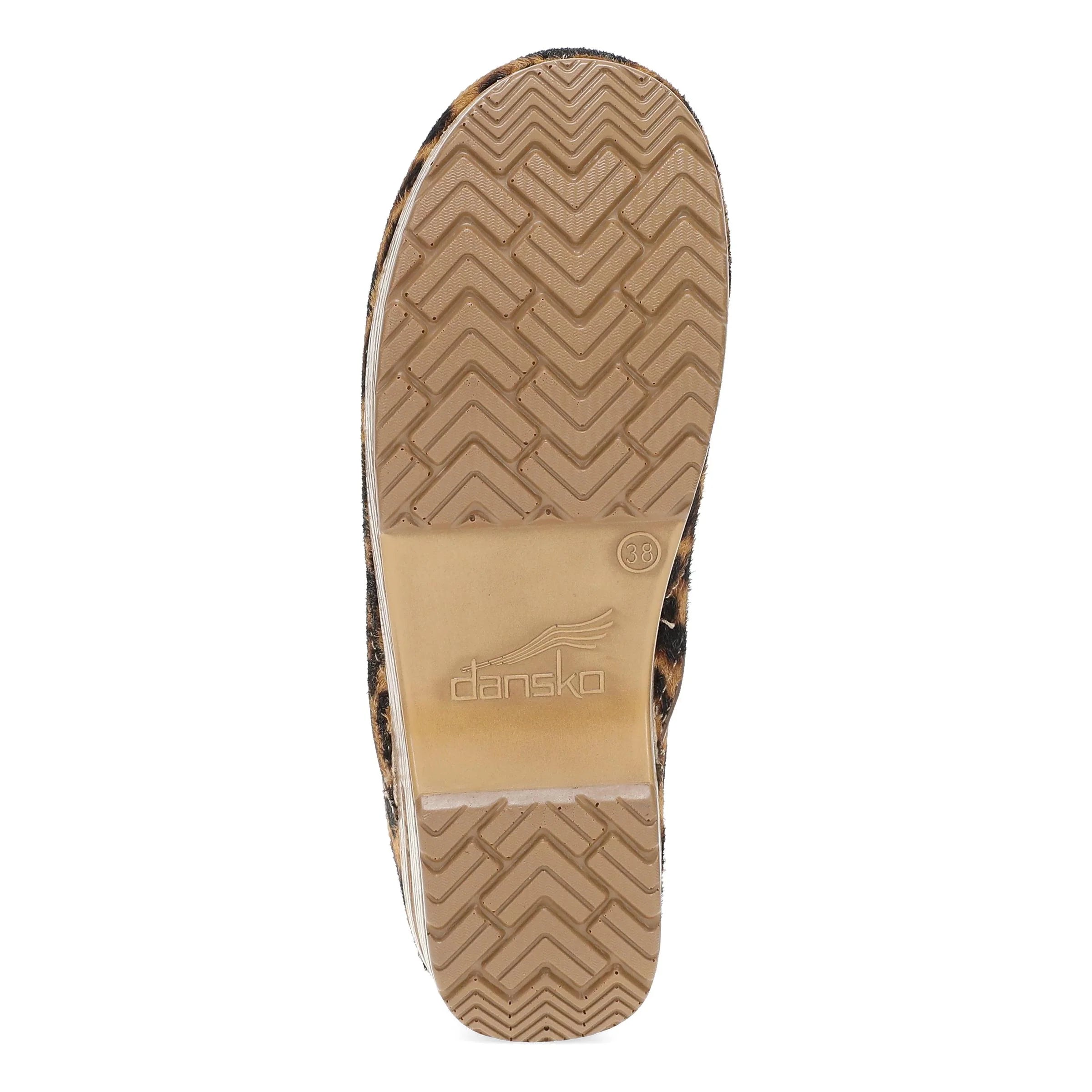 Dansko Professional Leopard Haircalf Clog