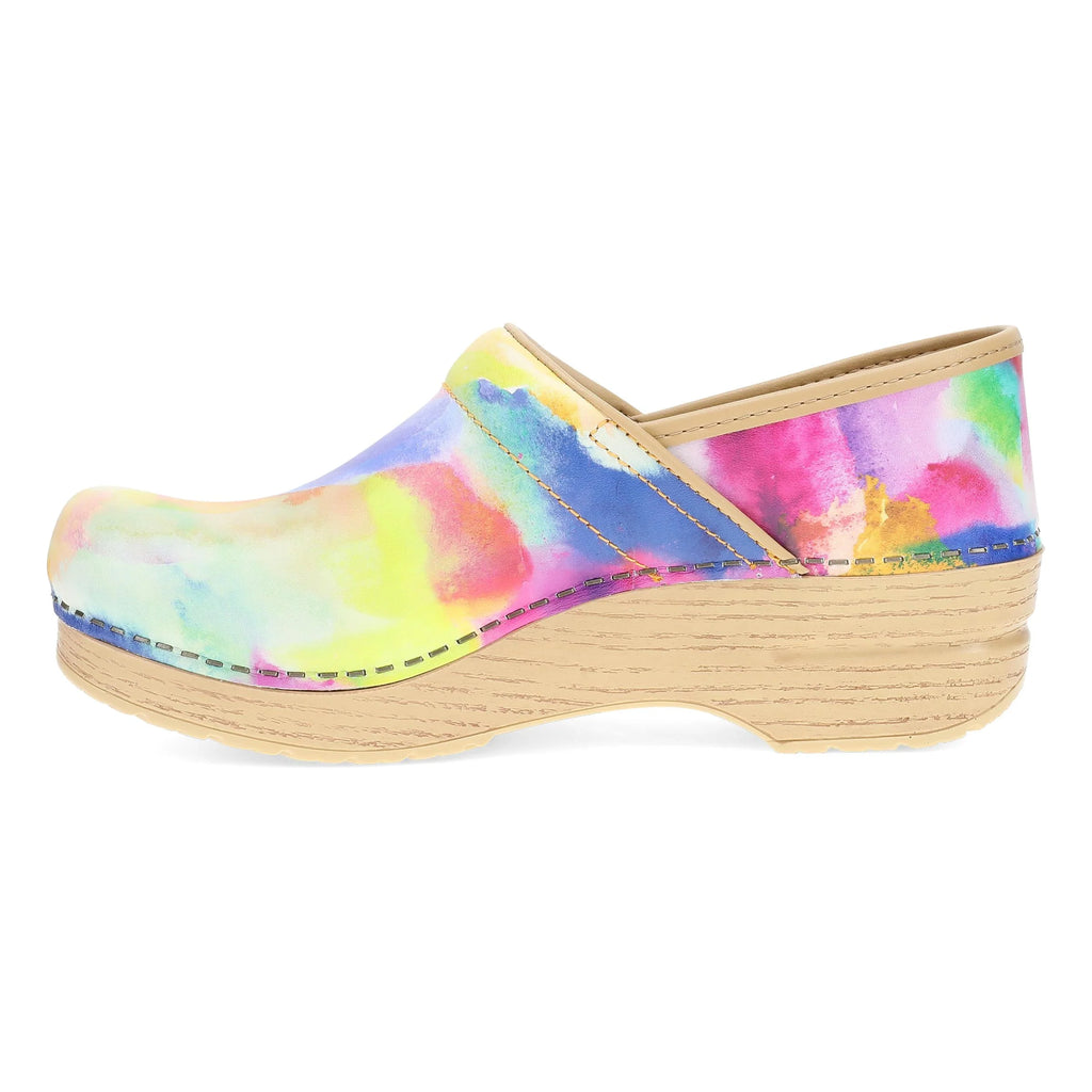 Dansko Professional Watercolor Leather Clog