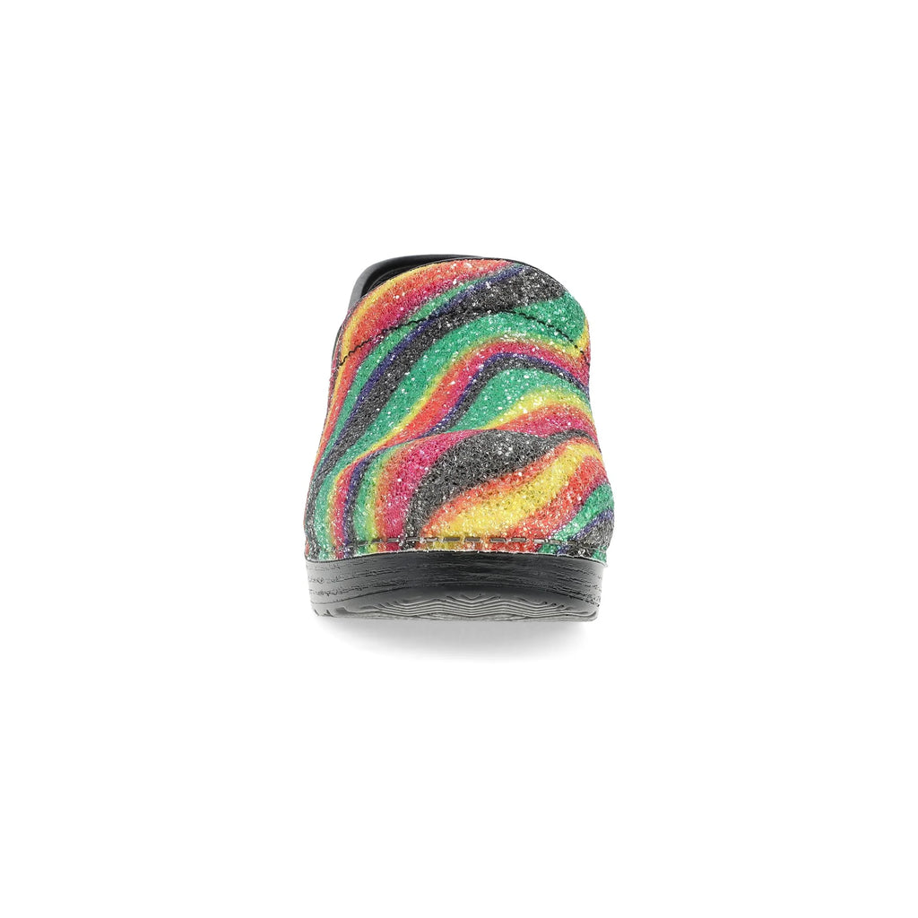 Dansko Professional Prism Stripe Glitter Clog