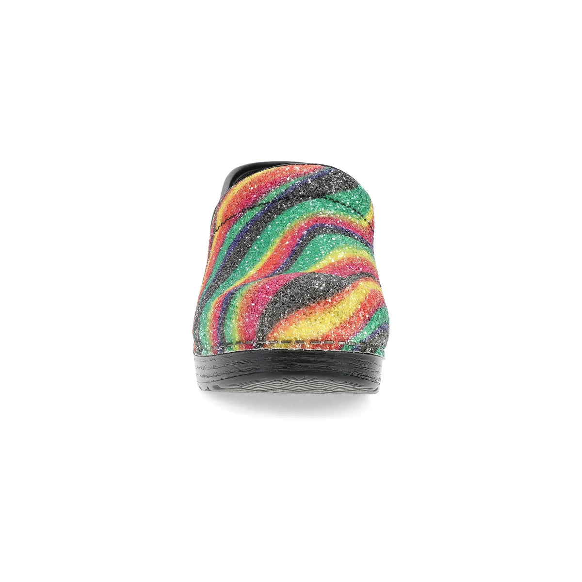 Dansko Professional Prism Stripe Glitter Clog