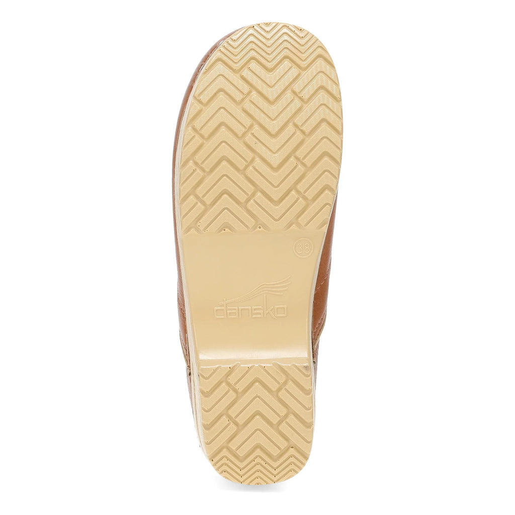 Dansko Professional Tan Embroidered Clog