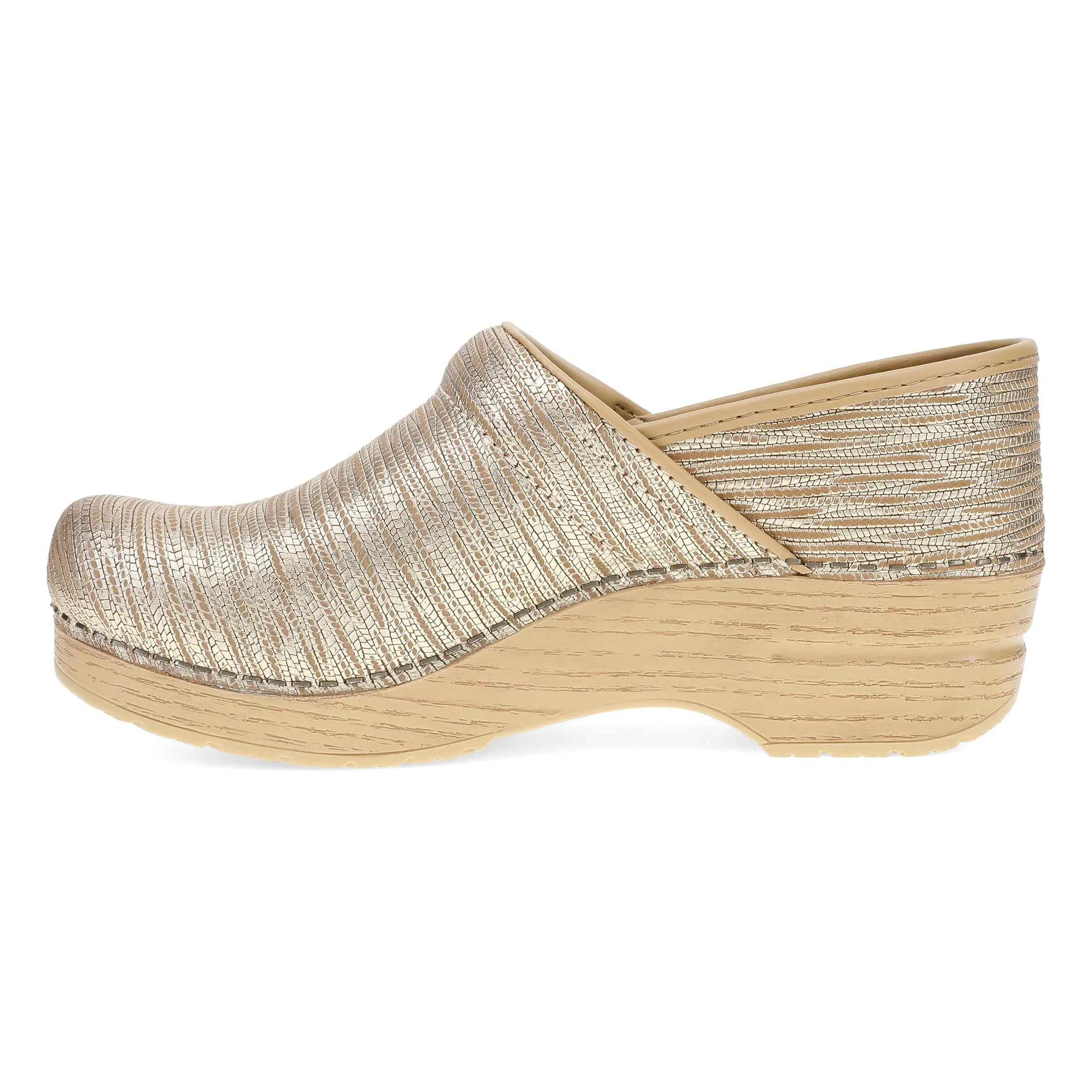 Dansko Professional Gold Texture Clog