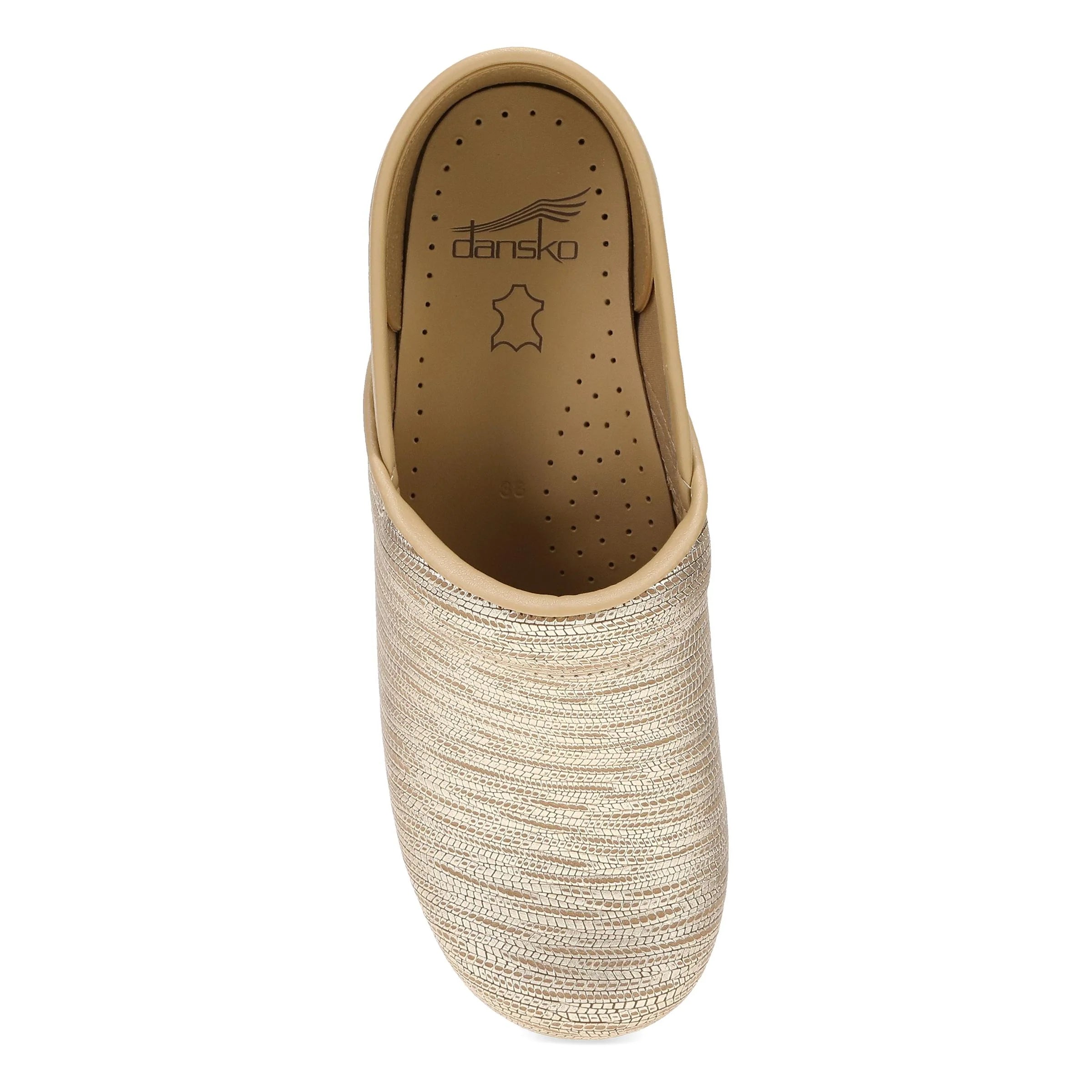 Dansko Professional Gold Texture Clog