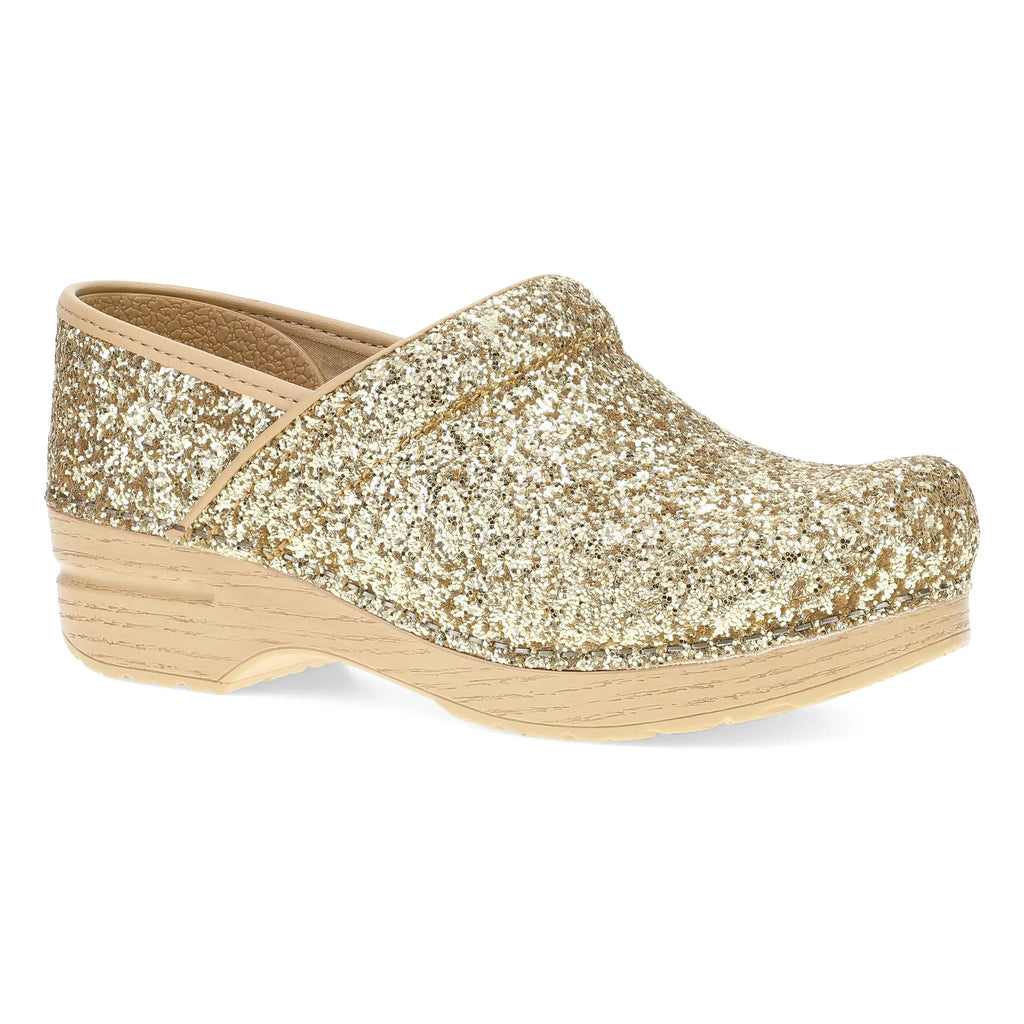 Dansko Professional Gold Glitter Clog