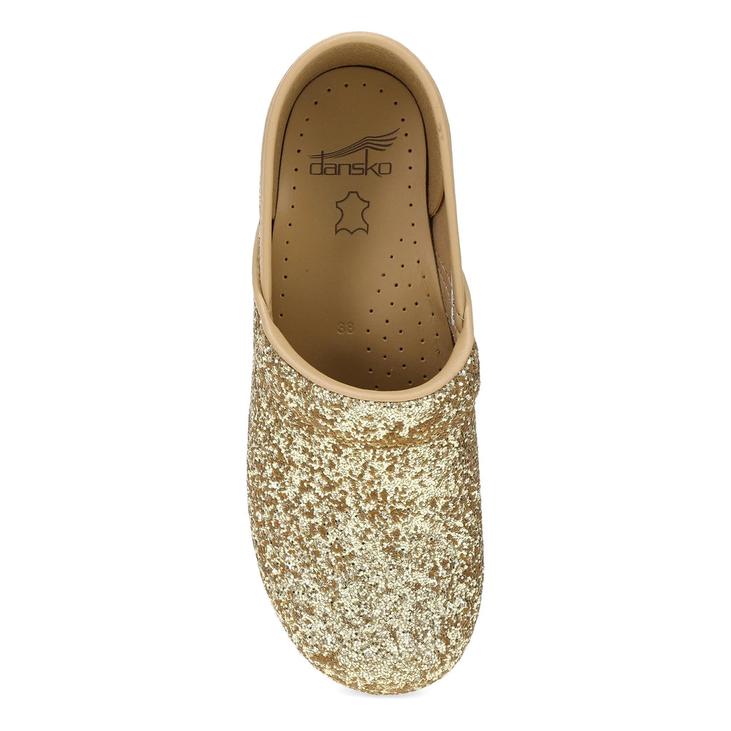 Dansko Professional Gold Glitter Clog
