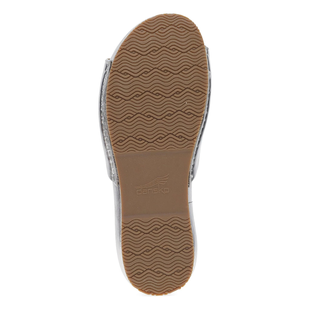Dansko Twyla Pewter Metallic Sandal