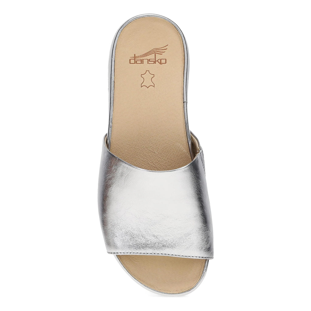 Dansko Twyla Pewter Metallic Sandal