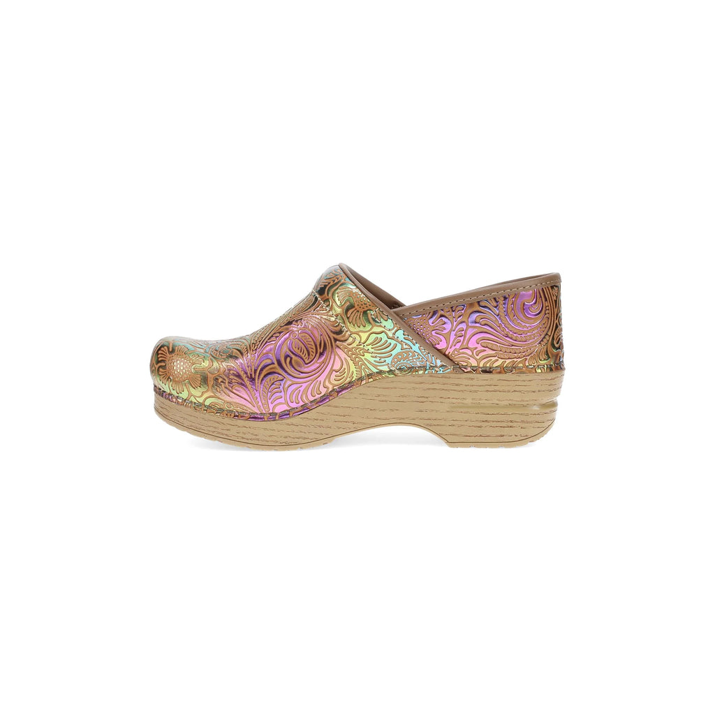 Dansko Professional Multicolor Tooled Leather Clog