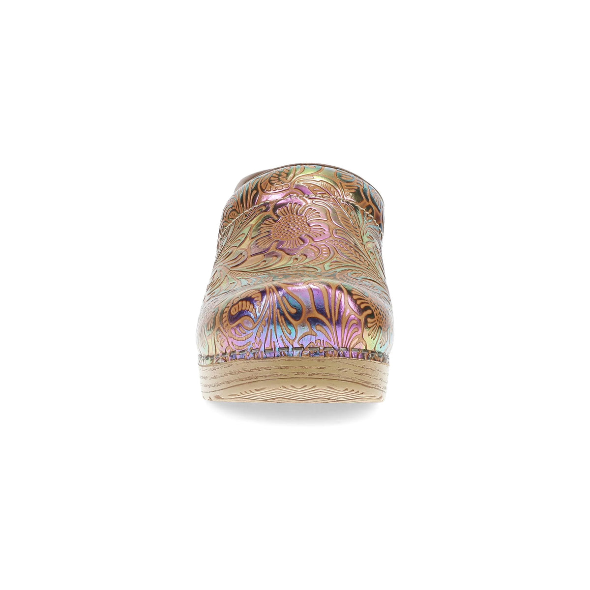 Dansko Professional Multicolor Tooled Leather Clog