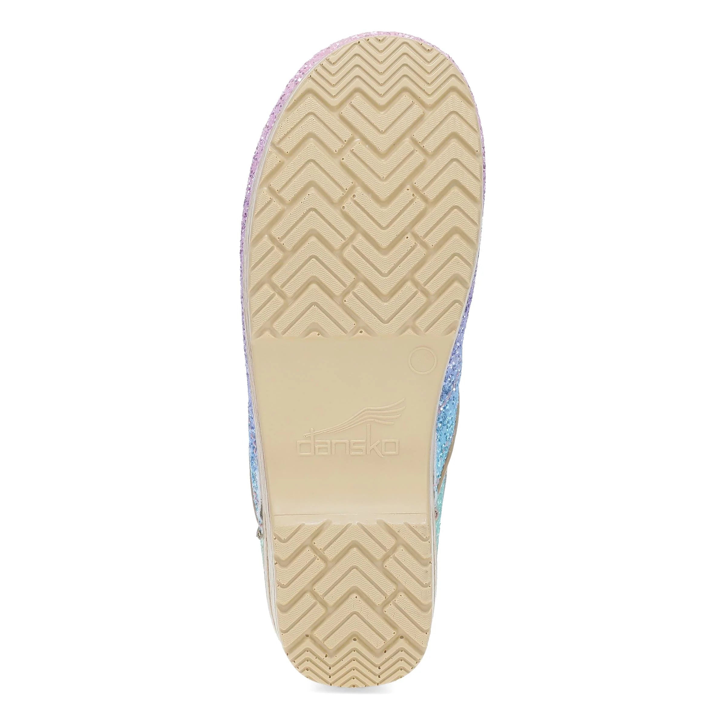 Professional Pastel Rainbow Glitter Clog