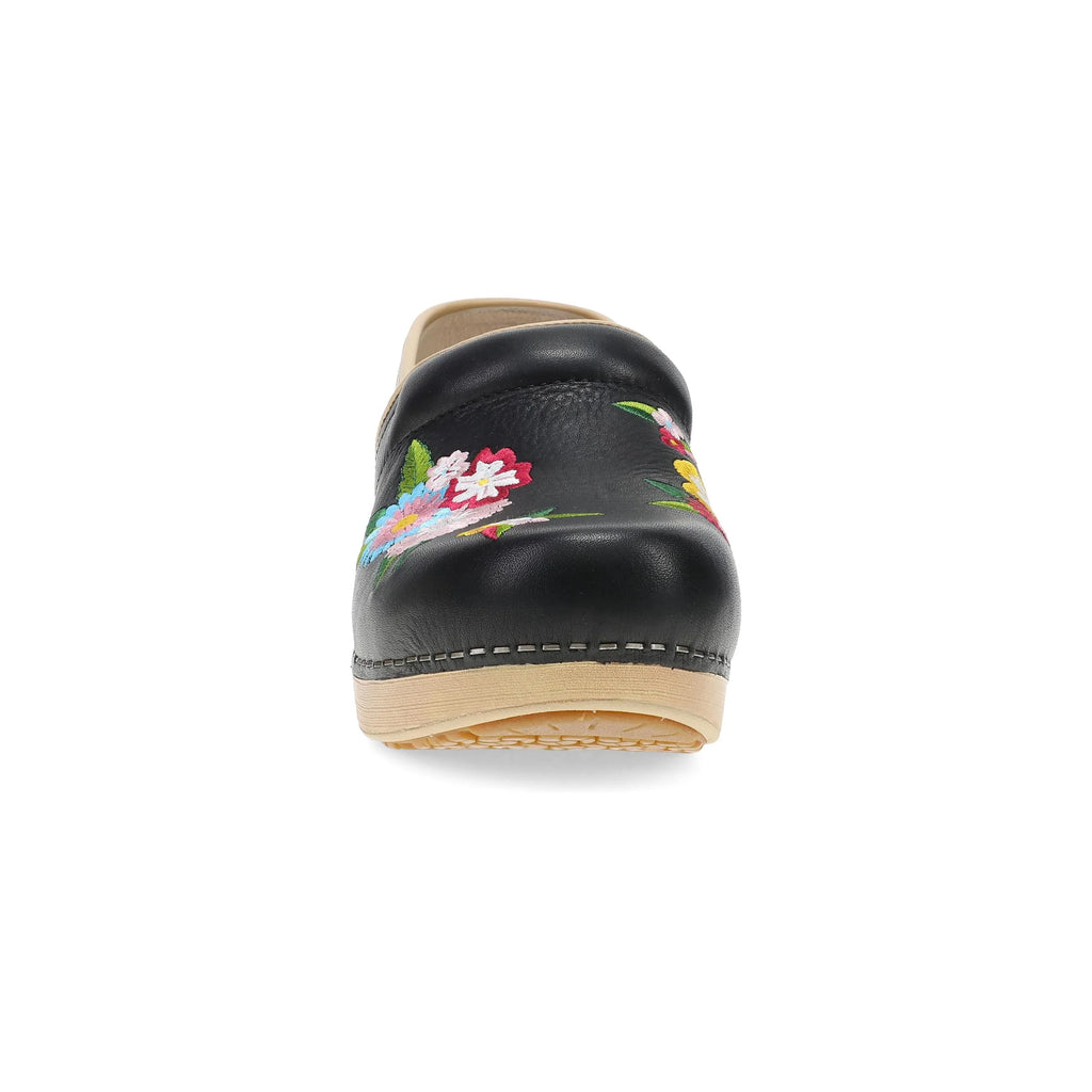 Dansko XP 2.0 Black Embroidered Clog