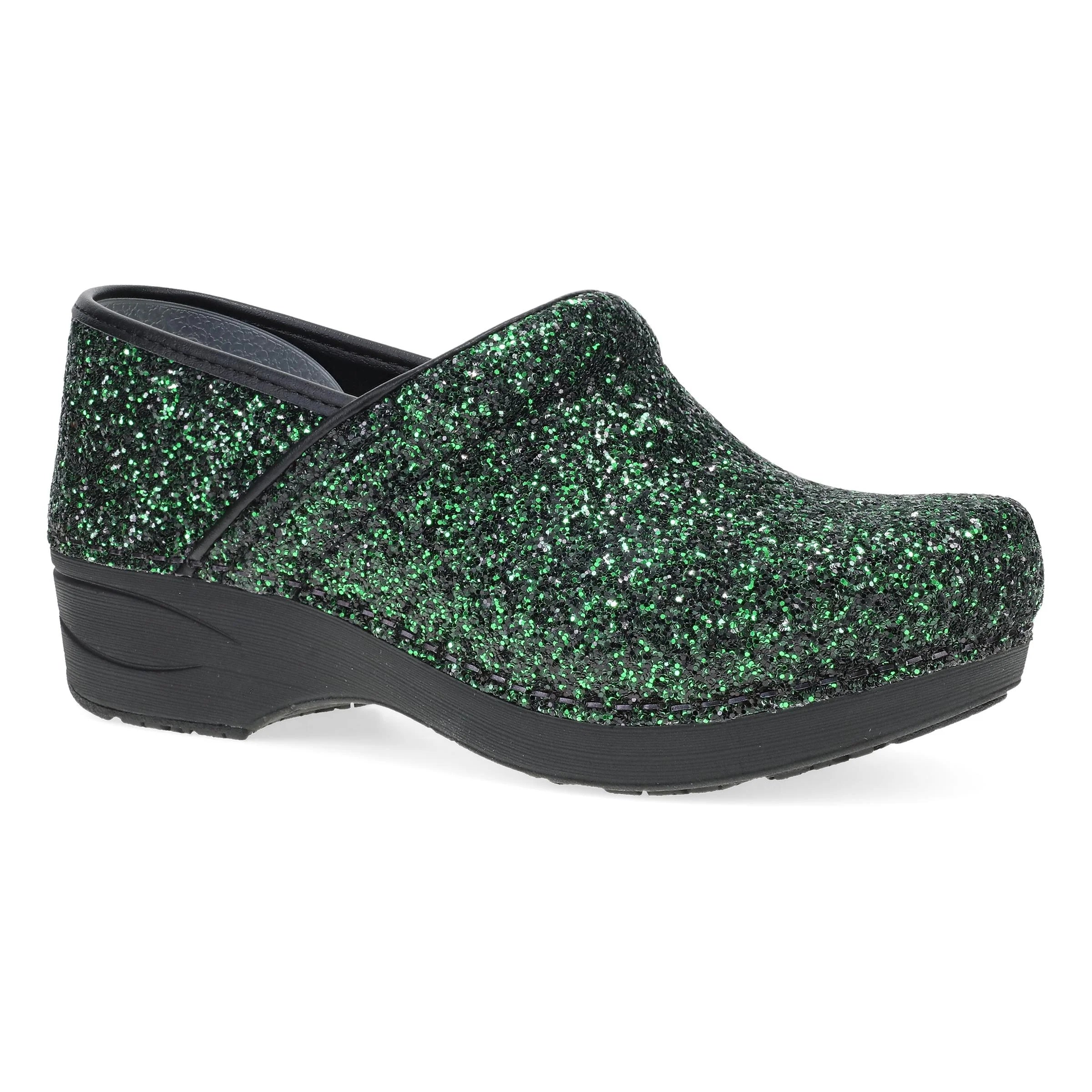Dansko XP 2.0 Elixir Green Glitter Clog