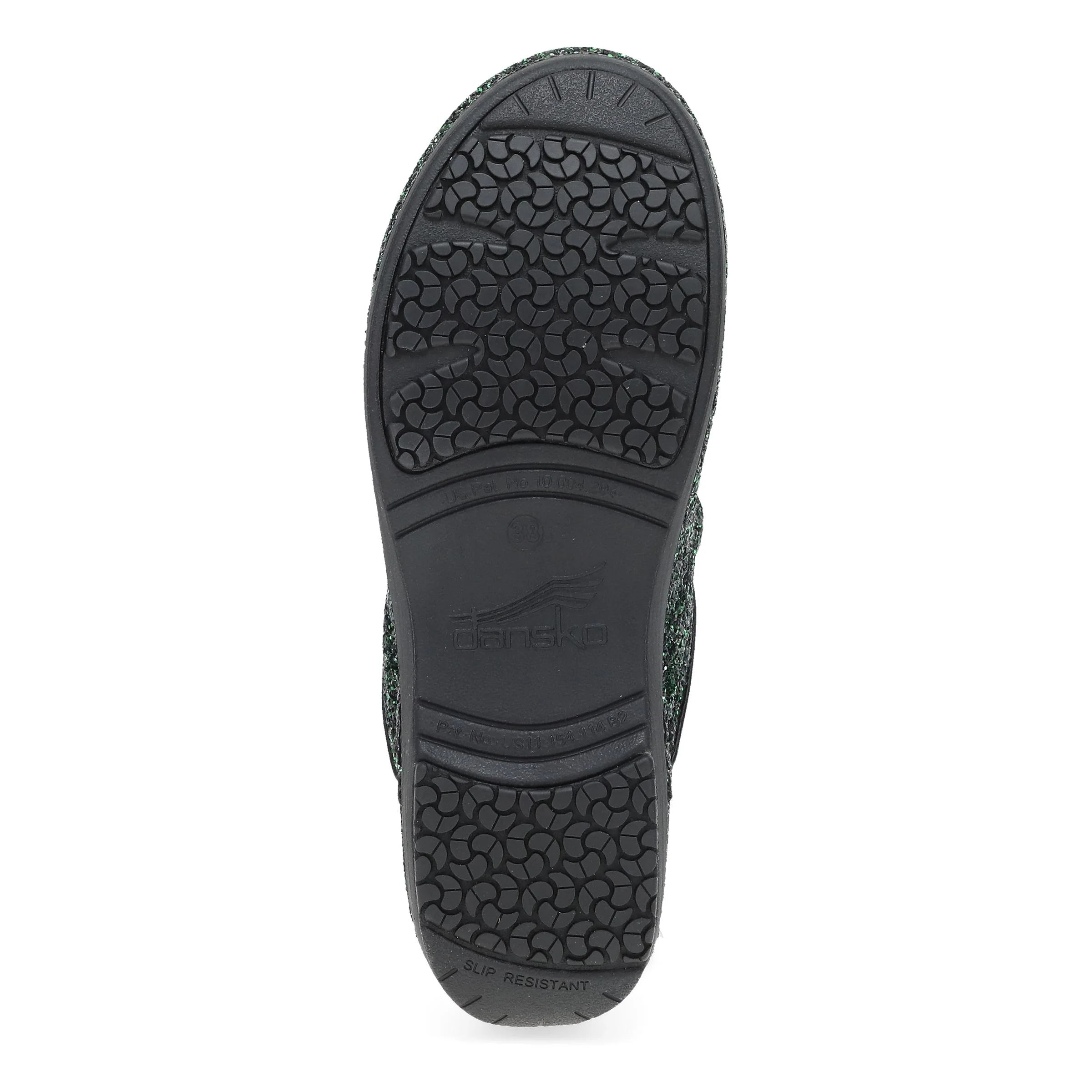 Dansko XP 2.0 Elixir Green Glitter Clog