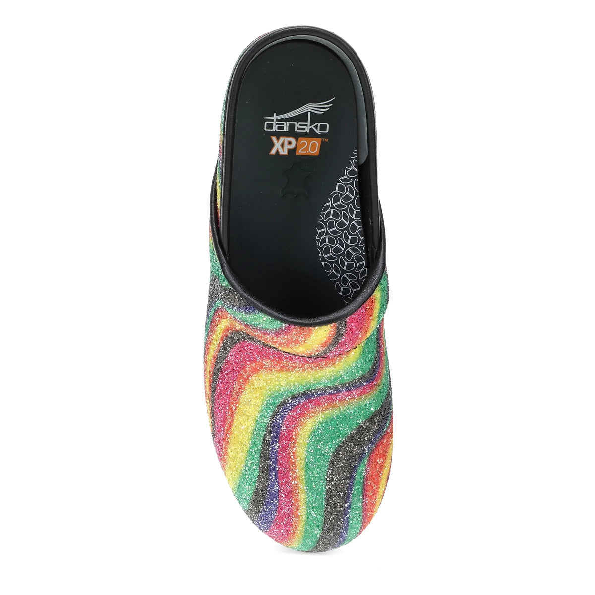 Dansko XP 2.0 Prism Stripe Glitter Clog