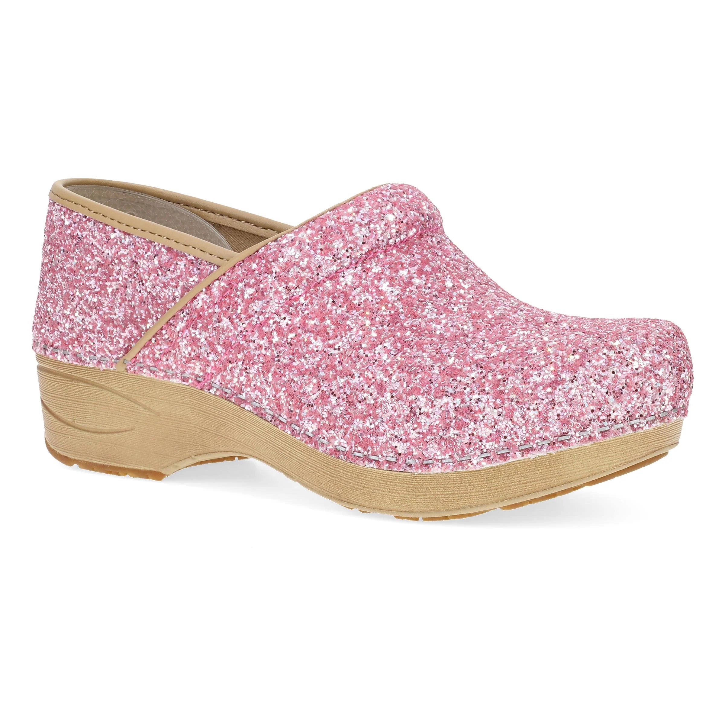 Dansko XP 2.0 Bubbly Pink Glitter Clog