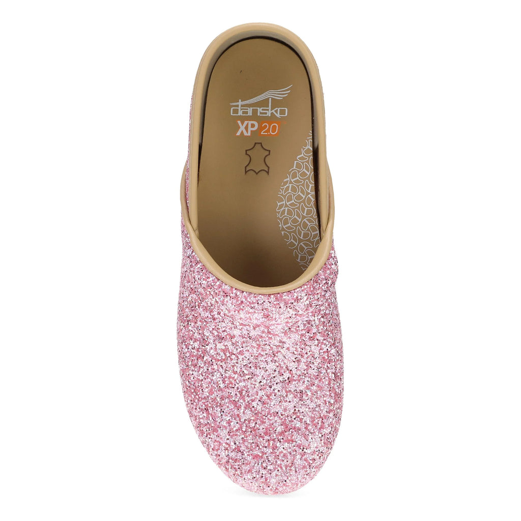 Dansko XP 2.0 Bubbly Pink Glitter Clog