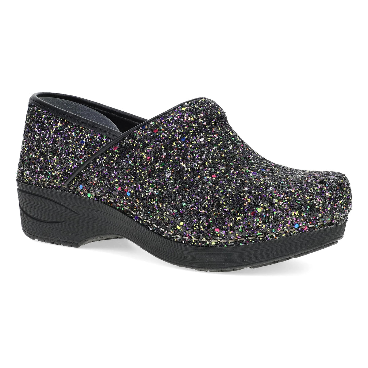 Dansko XP 2.0 Black Glitter Clog