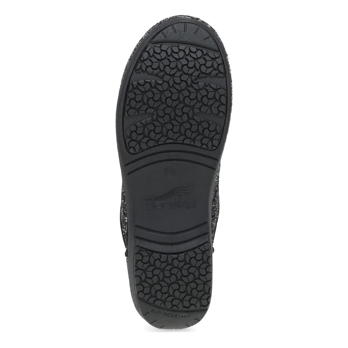 Dansko XP 2.0 Black Glitter Clog