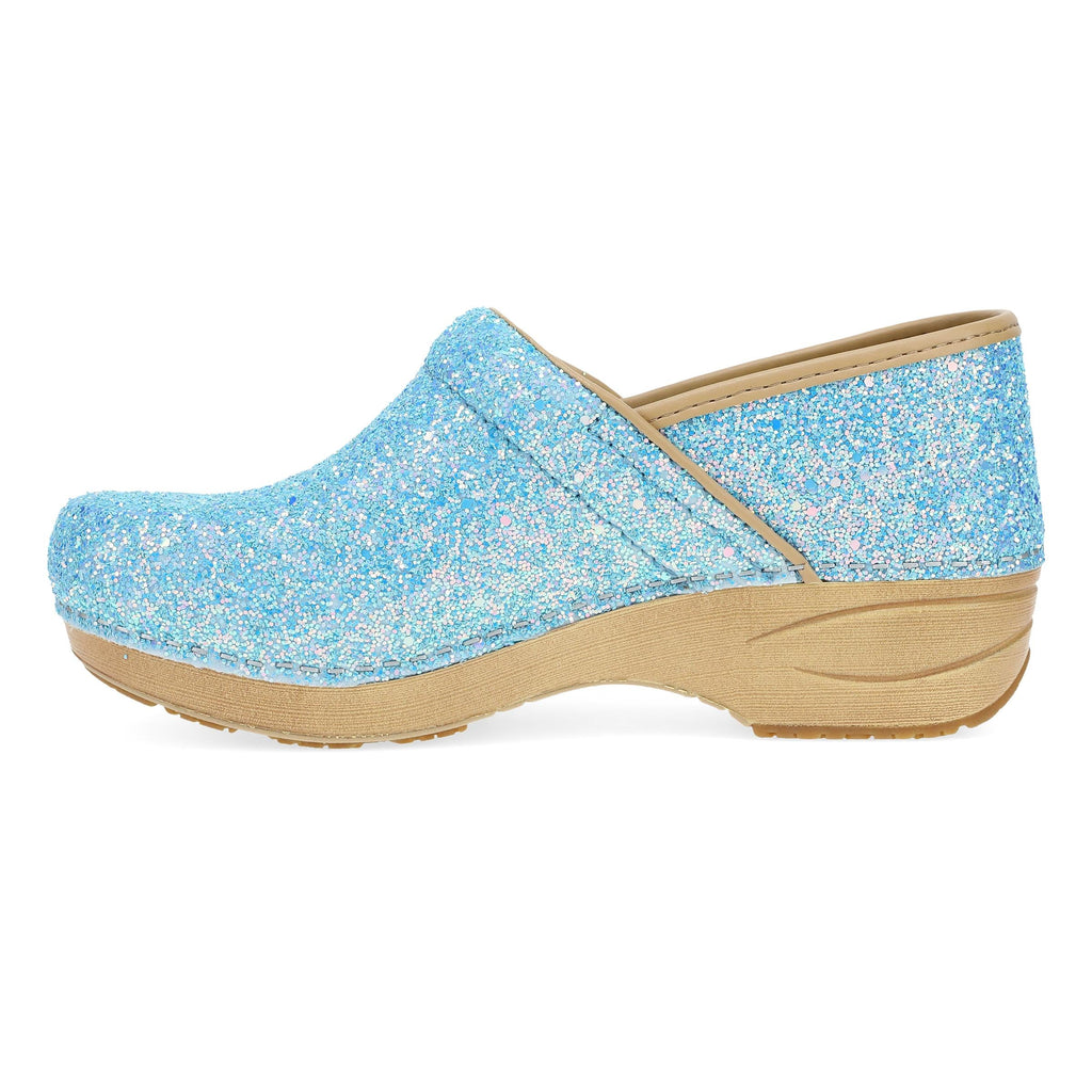 Dansko XP 2.0 Ice Blue Glitter Clog