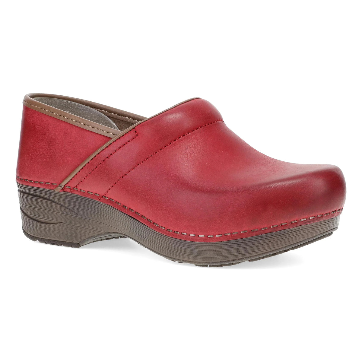 Dansko XP 2.0 Red Leather Clog