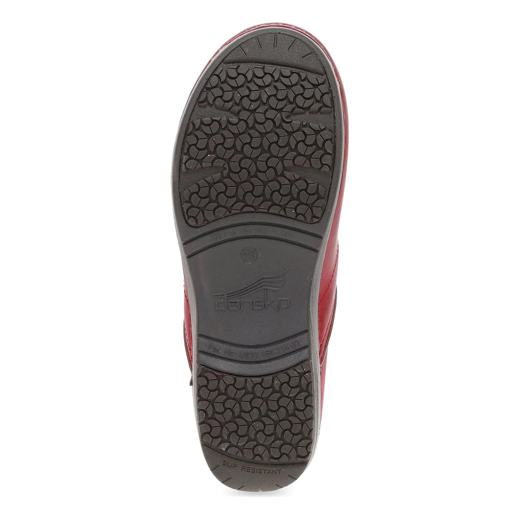 Dansko XP 2.0 Red Leather Clog