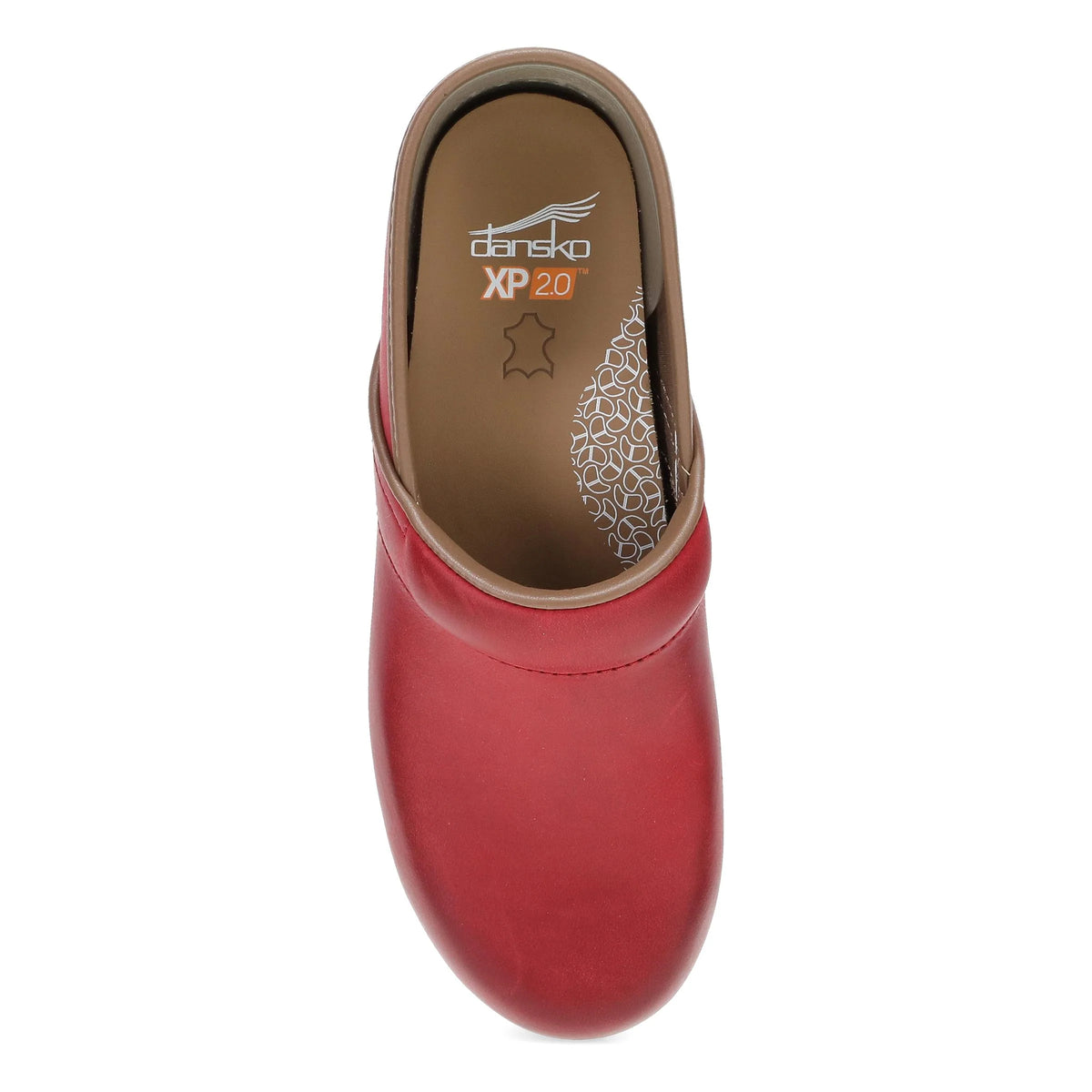 Dansko XP 2.0 Red Leather Clog