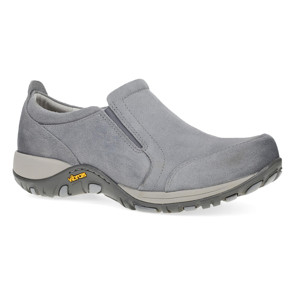 Pippy Grey Waterproof Burnished Suede