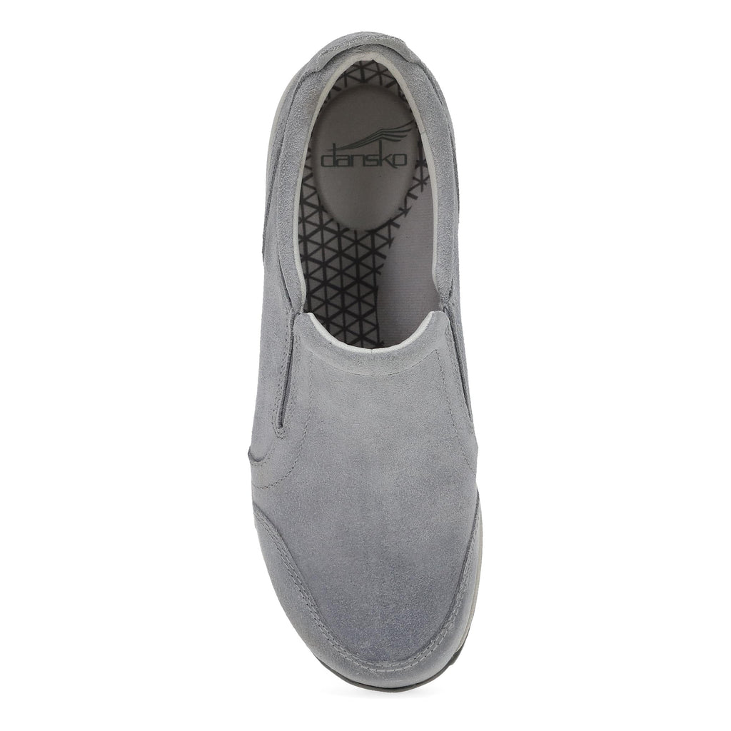 Pippy Grey Waterproof Burnished Suede