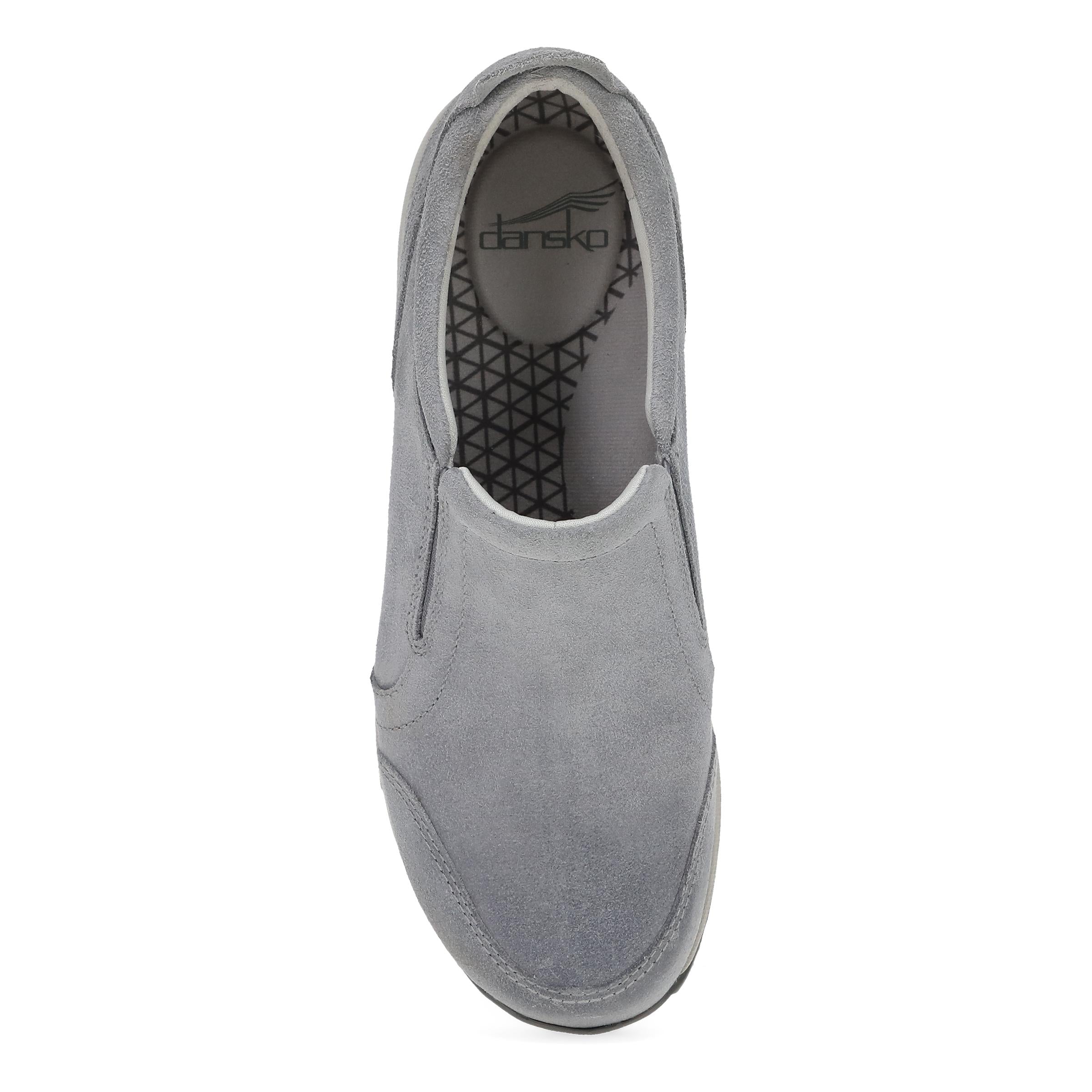 Pippy Grey Waterproof Burnished Suede
