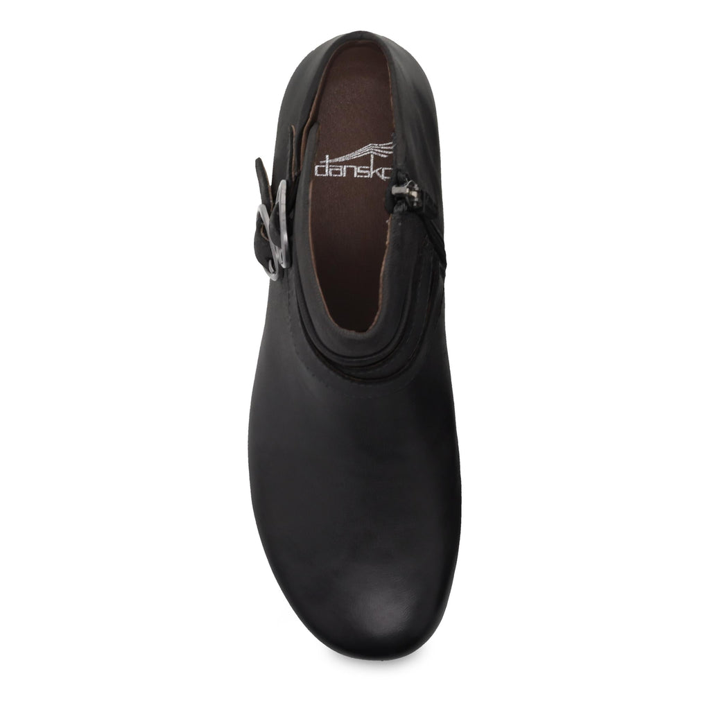 Faithe Black Burnished Nubuck