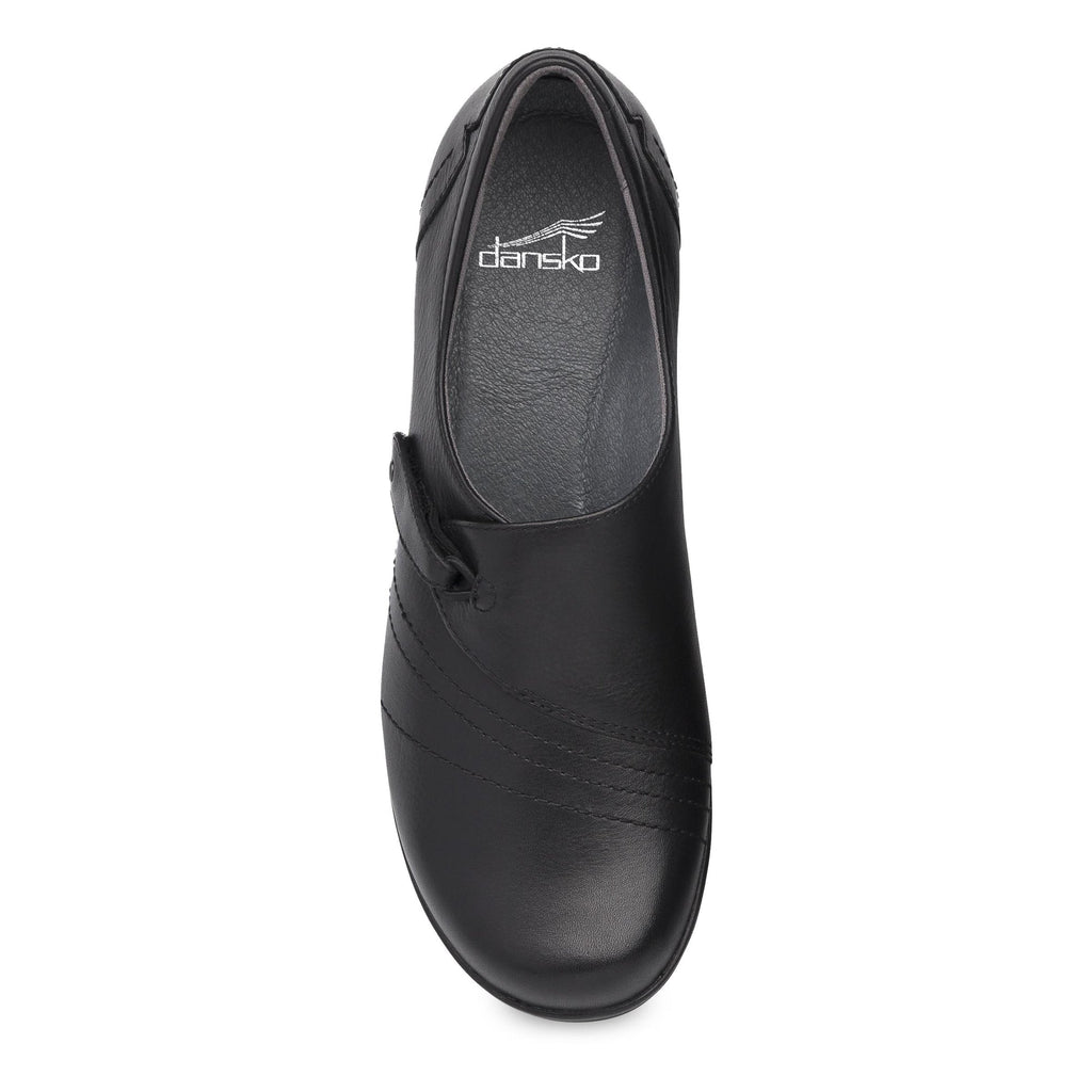 Franny Wide Black Leather