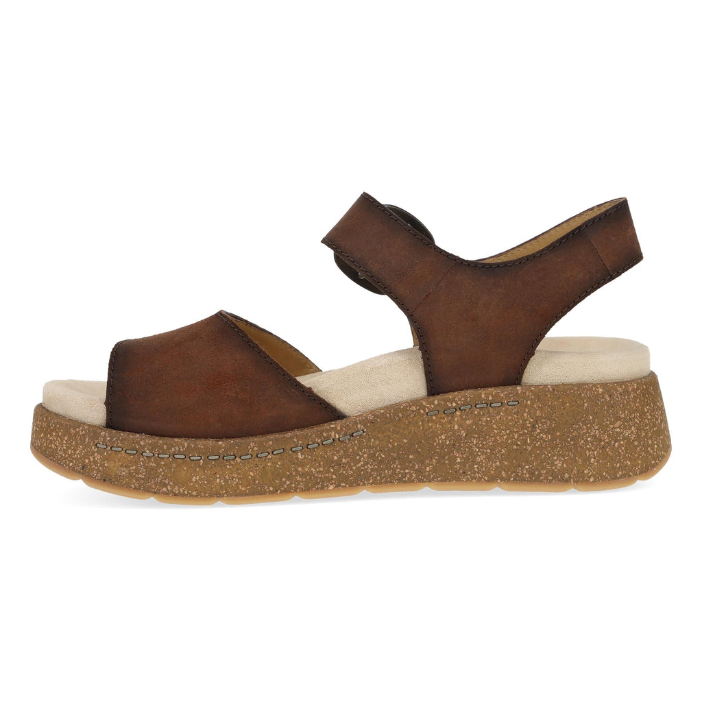 Bianca Brown Burnished Suede
