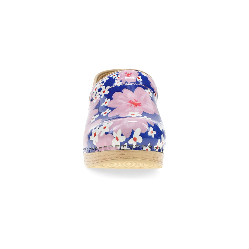 Professional Pink Bloom Patent Clog