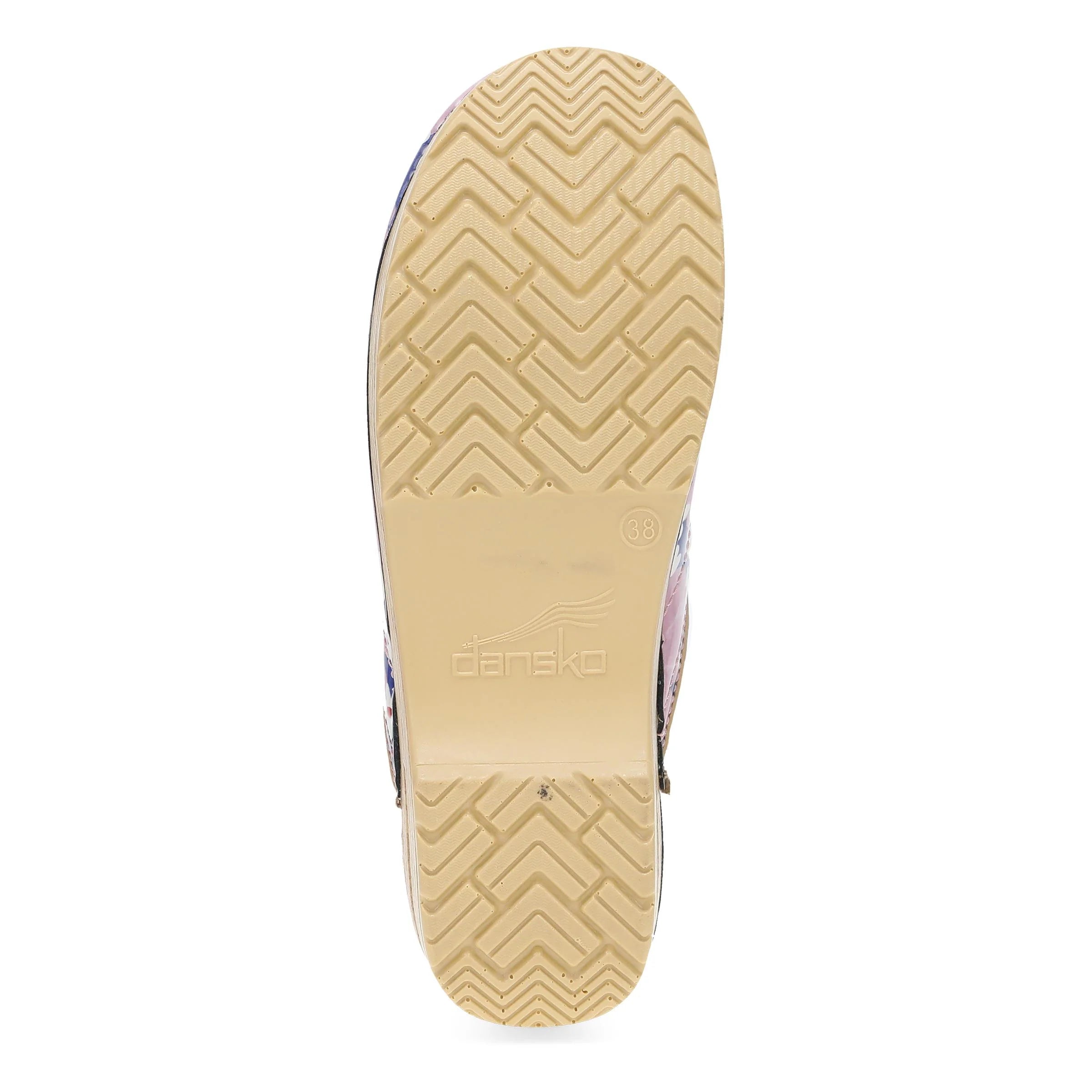 Professional Pink Bloom Patent Clog