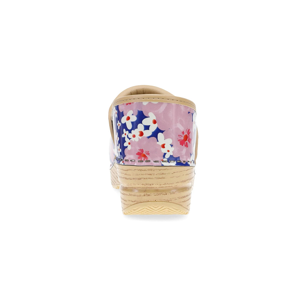 Professional Pink Bloom Patent Clog