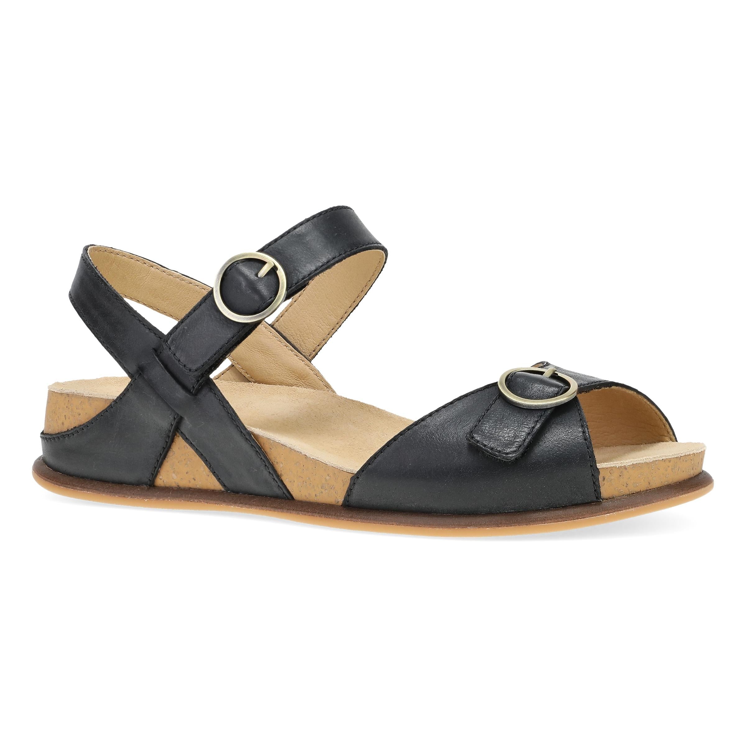 Candace Black Burnished Nappa