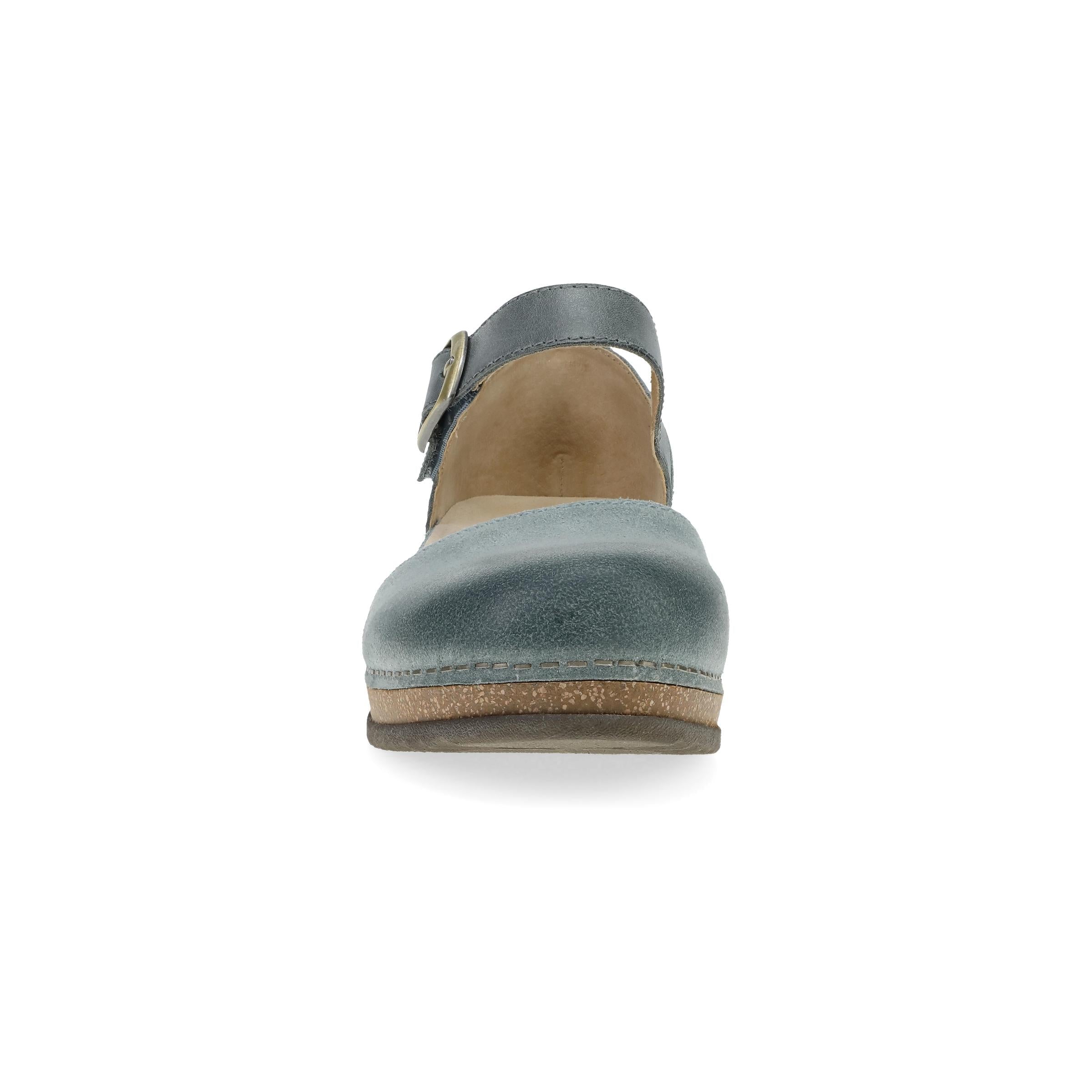 Mae Denim Burnished Suede
