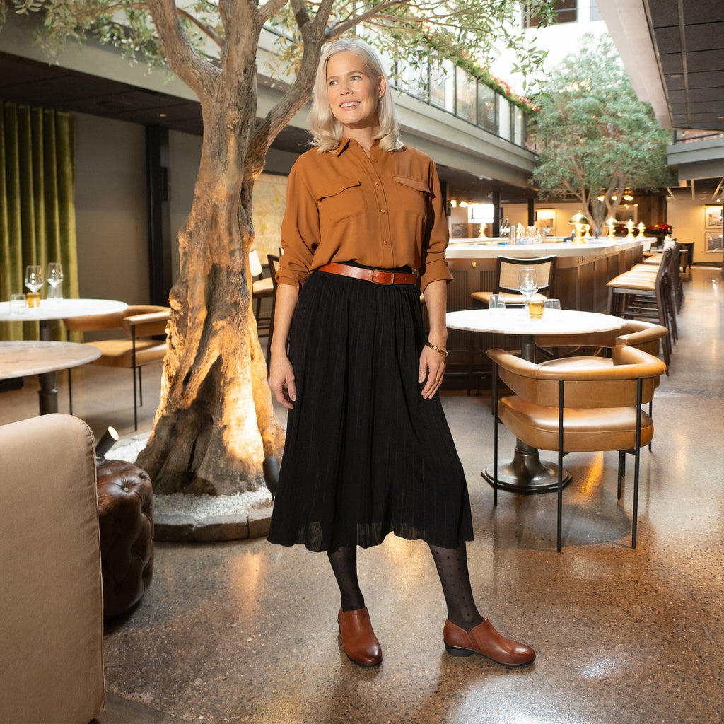 Cheryl Russet Burnished Nubuck