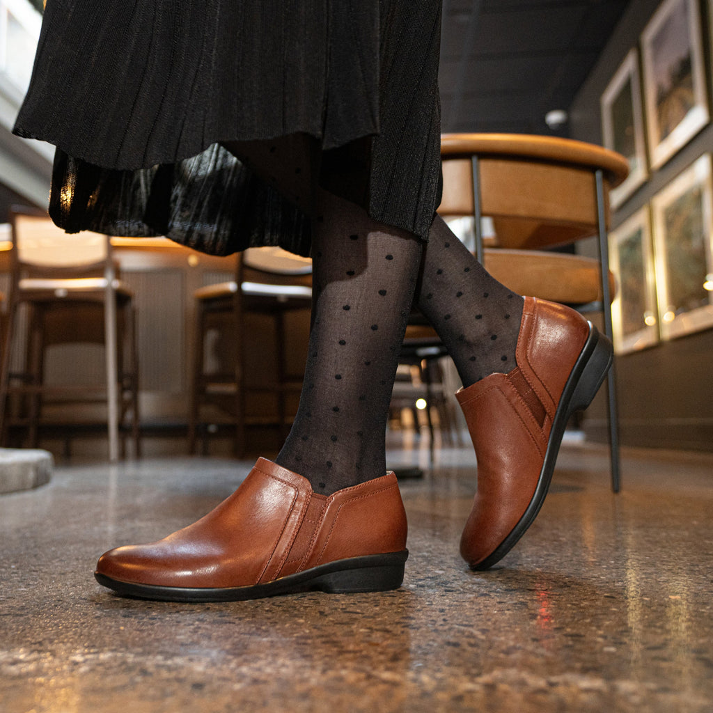 Cheryl Russet Burnished Nubuck