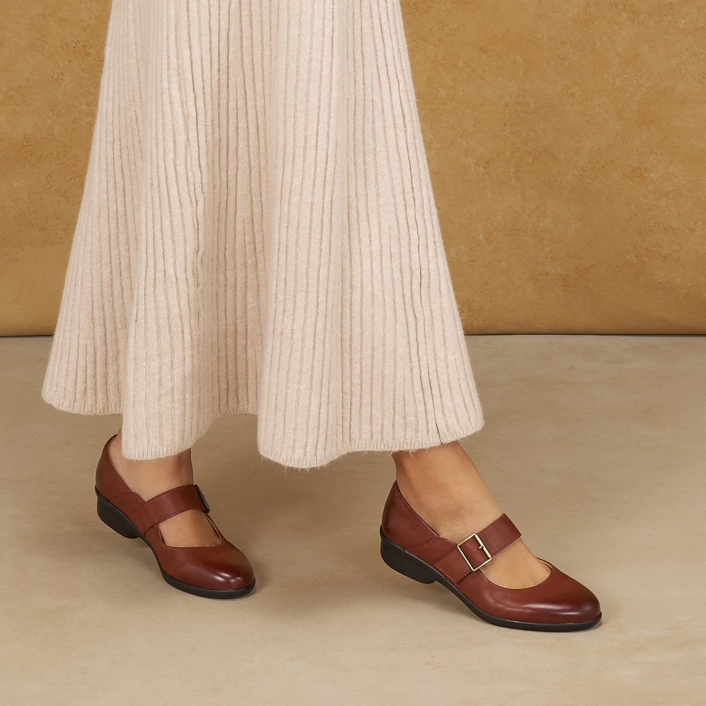 Collette Russet Burnished Nubuck