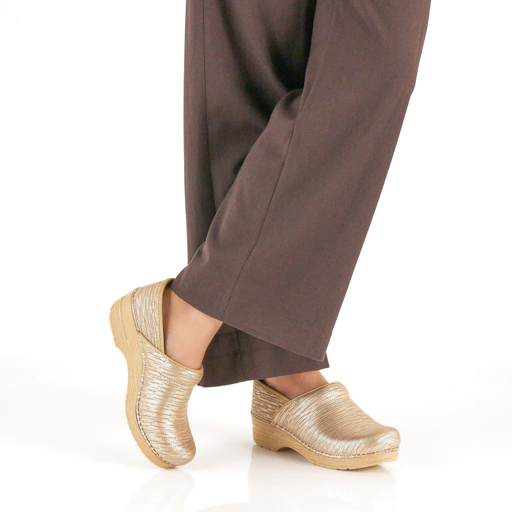 Dansko Professional Gold Texture Clog