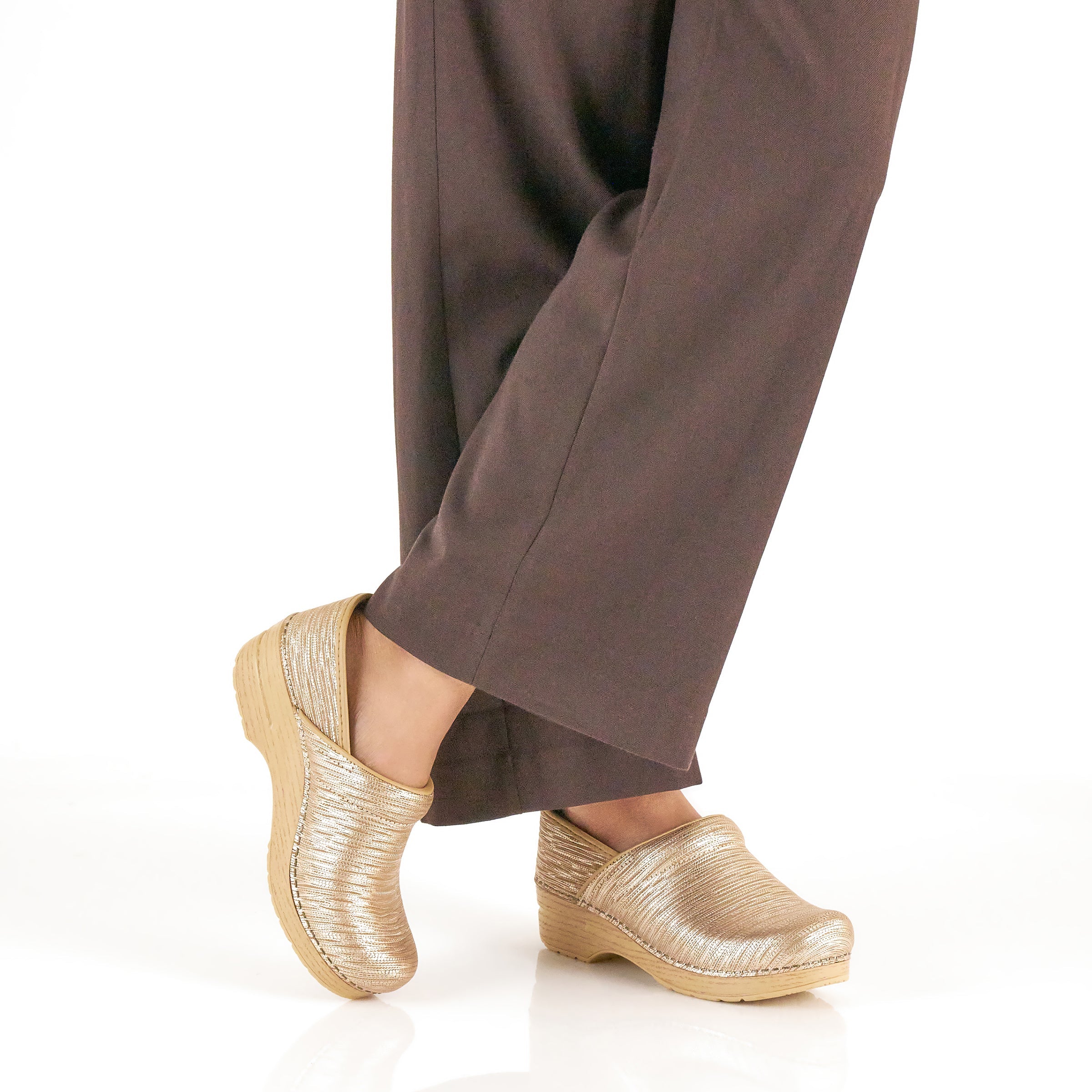 Dansko Professional Gold Texture Clog
