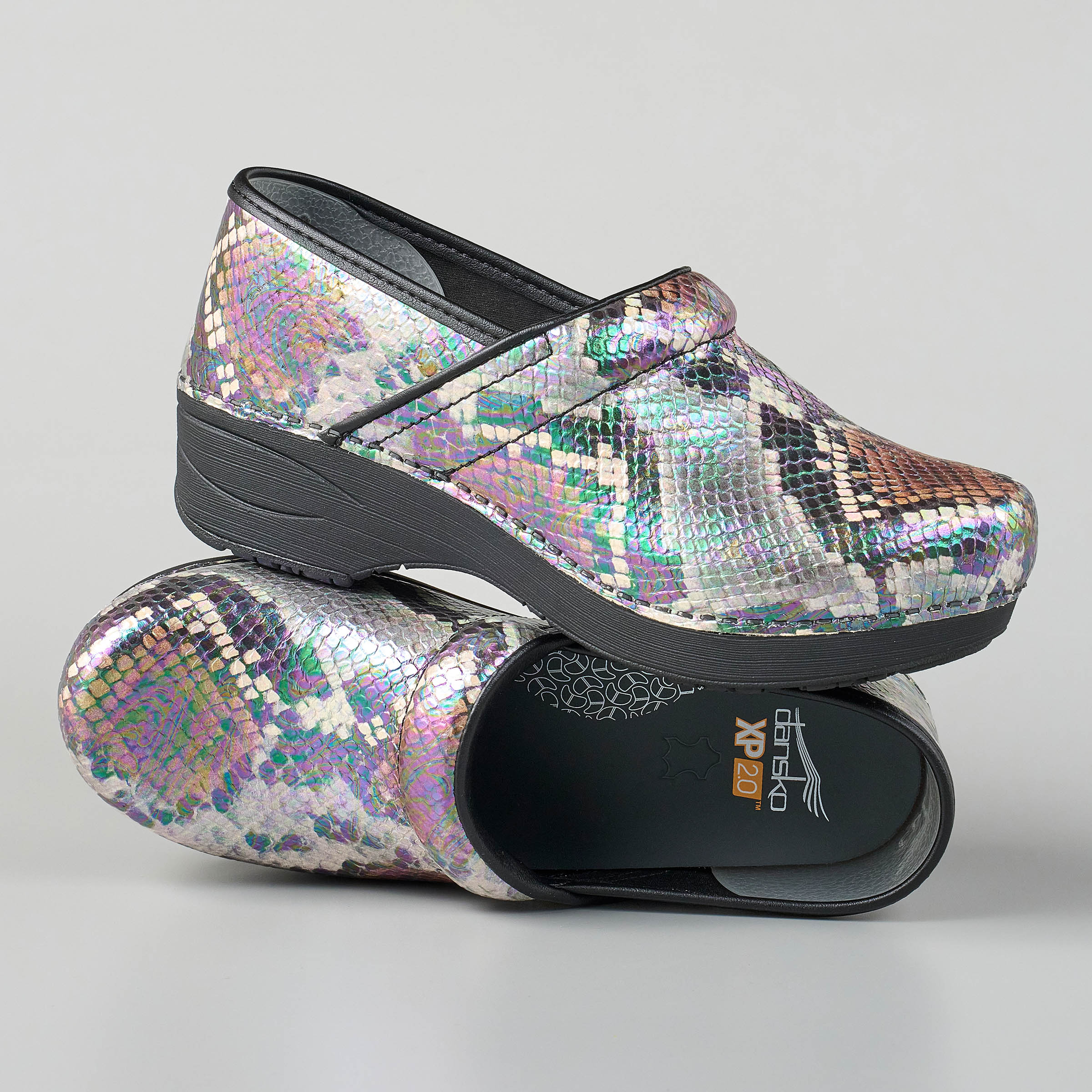 Dansko XP 2.0 Autumn Snake Leather Clog