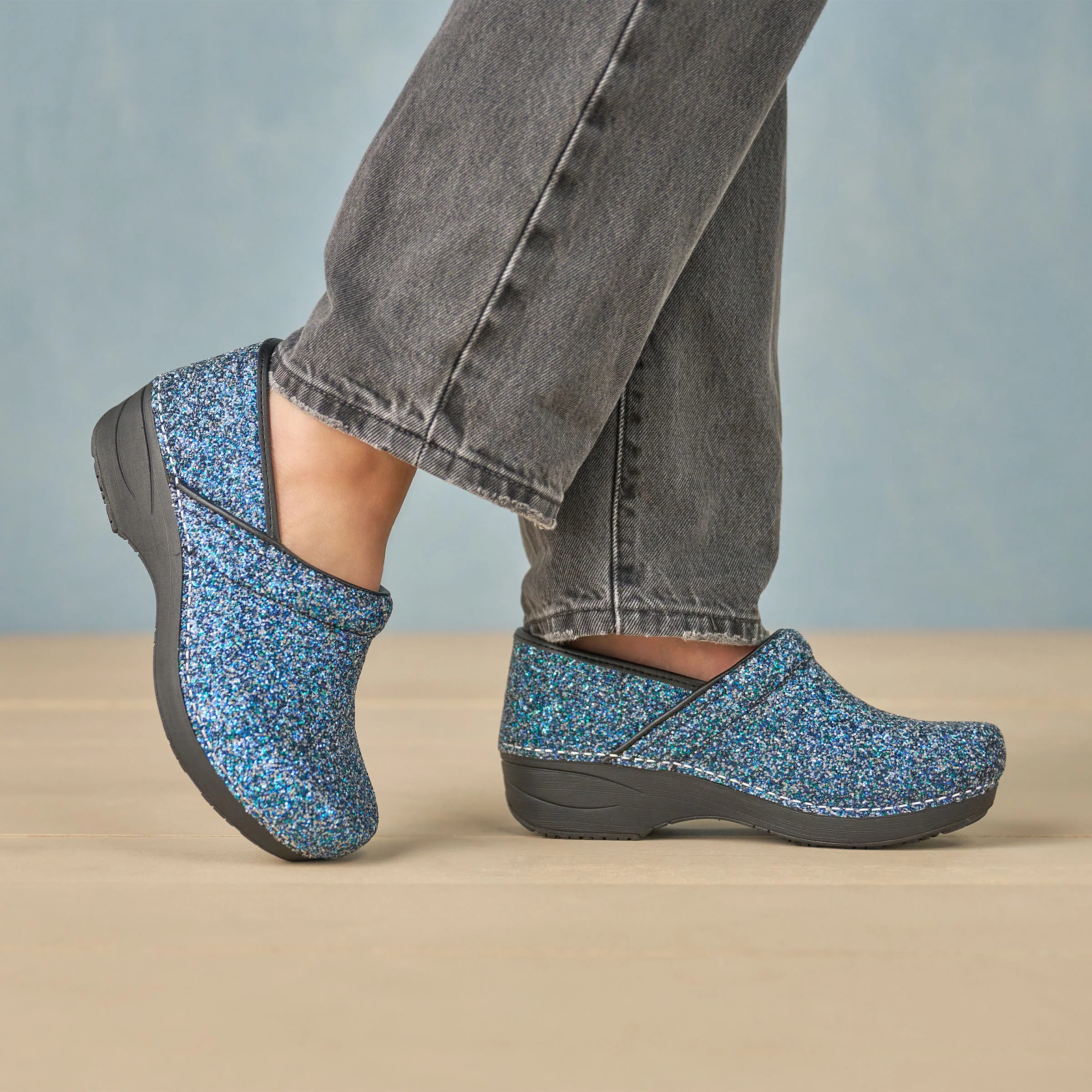 Dansko XP 2.0 Night Glow Glitter Clog