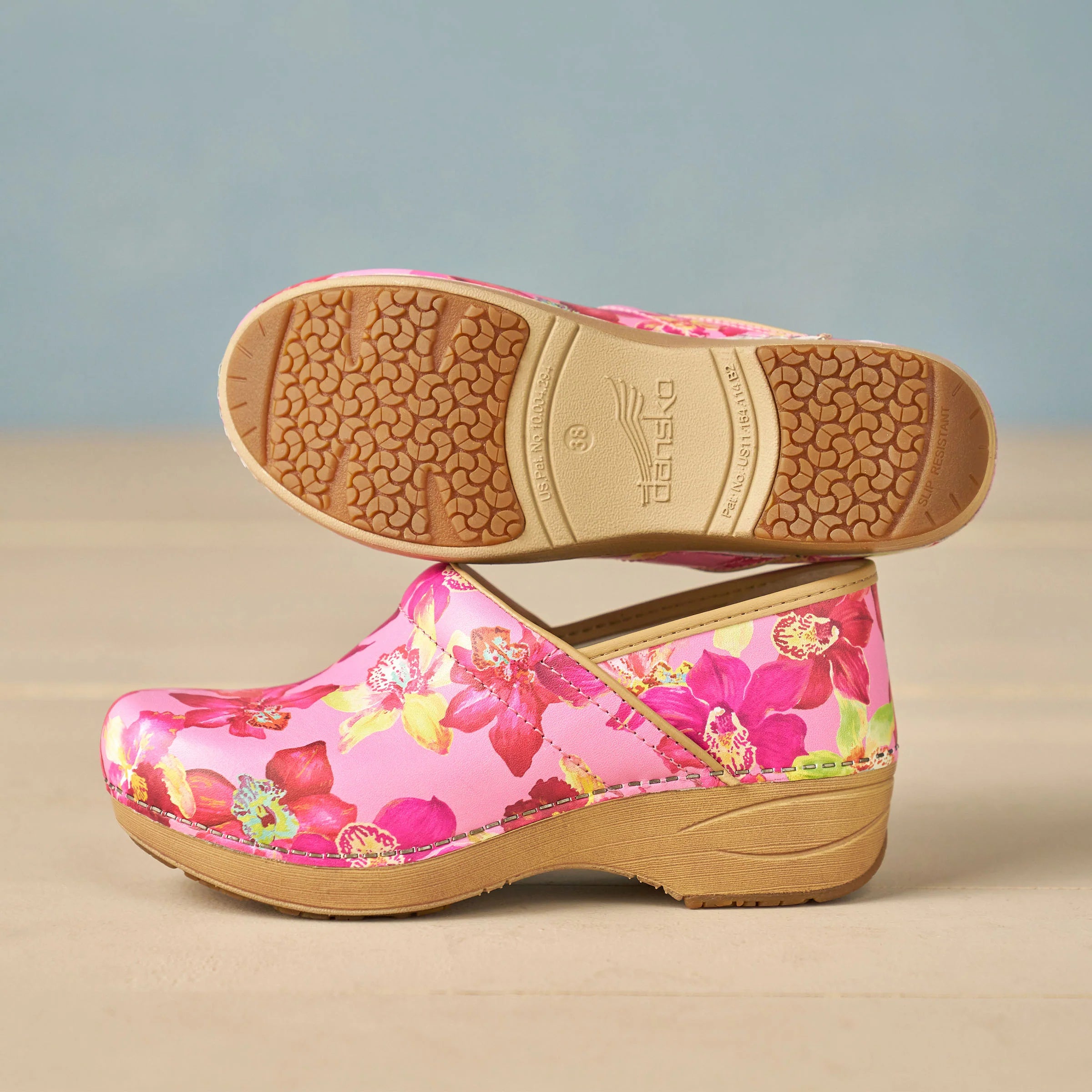 Dansko XP 2.0 Tropical Pink Leather Clog