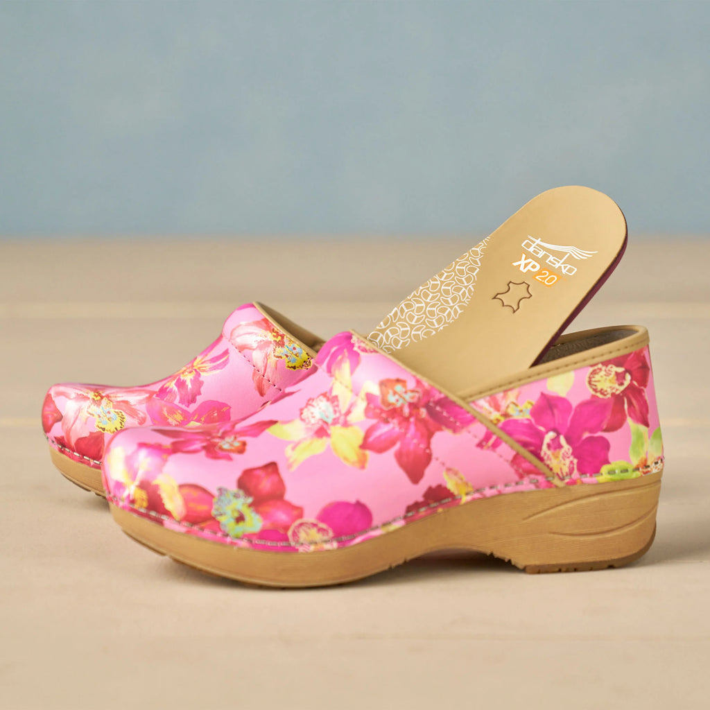 Dansko XP 2.0 Tropical Pink Leather Clog