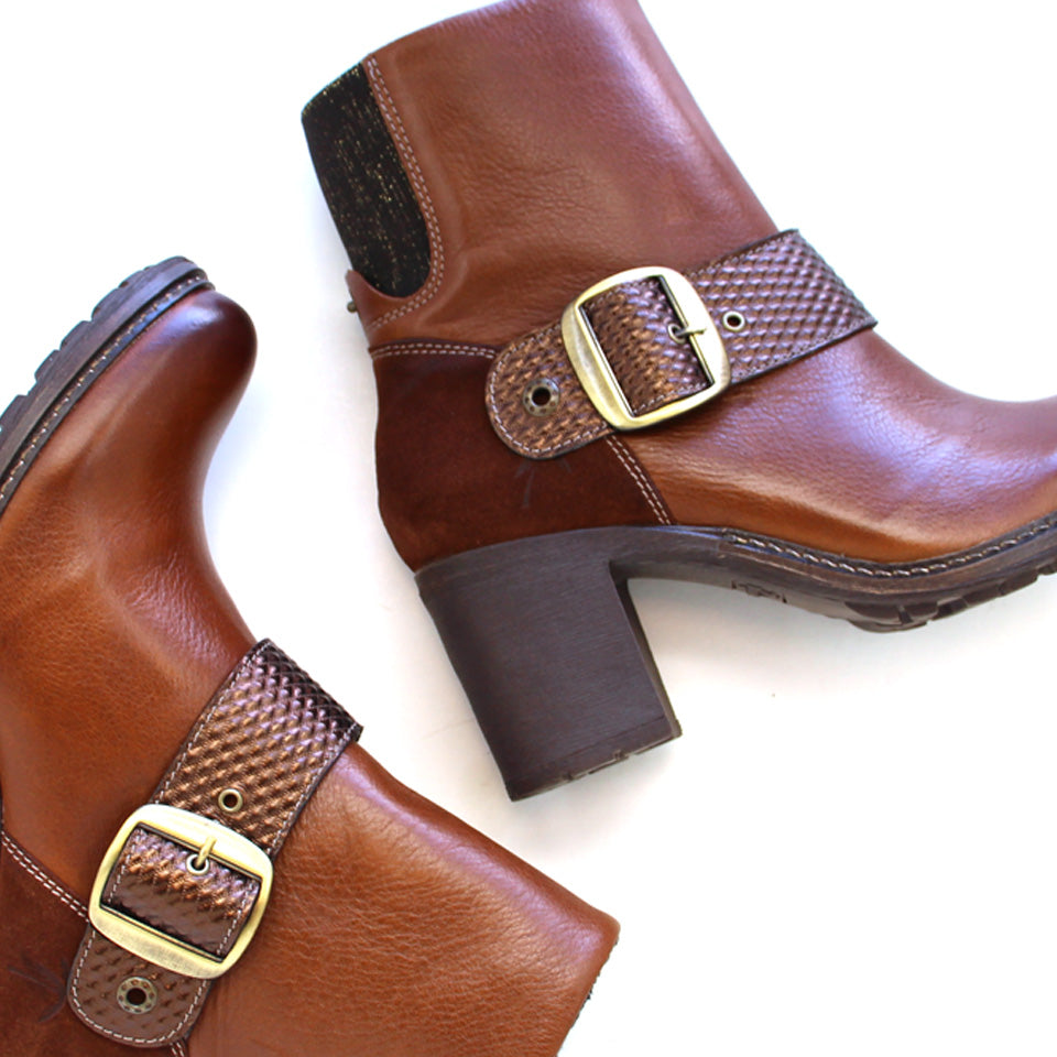 Dromedaris Holly Leather Ankle Boot