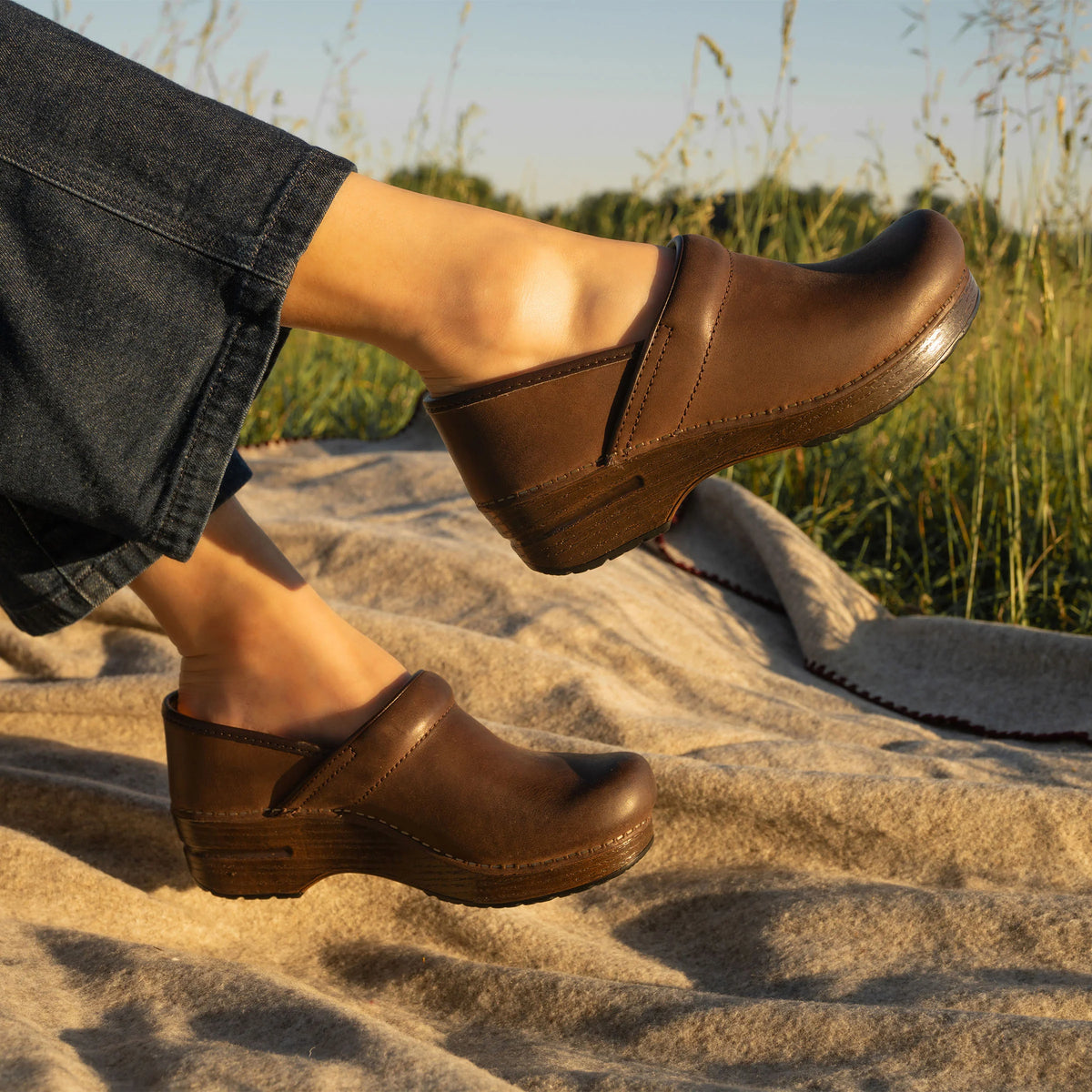Dansko Professional Chocolate Leather Clog