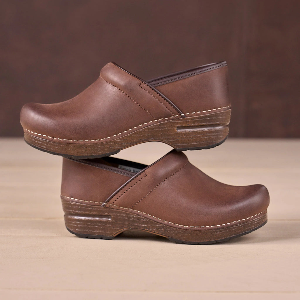 Dansko Professional Chocolate Leather Clog
